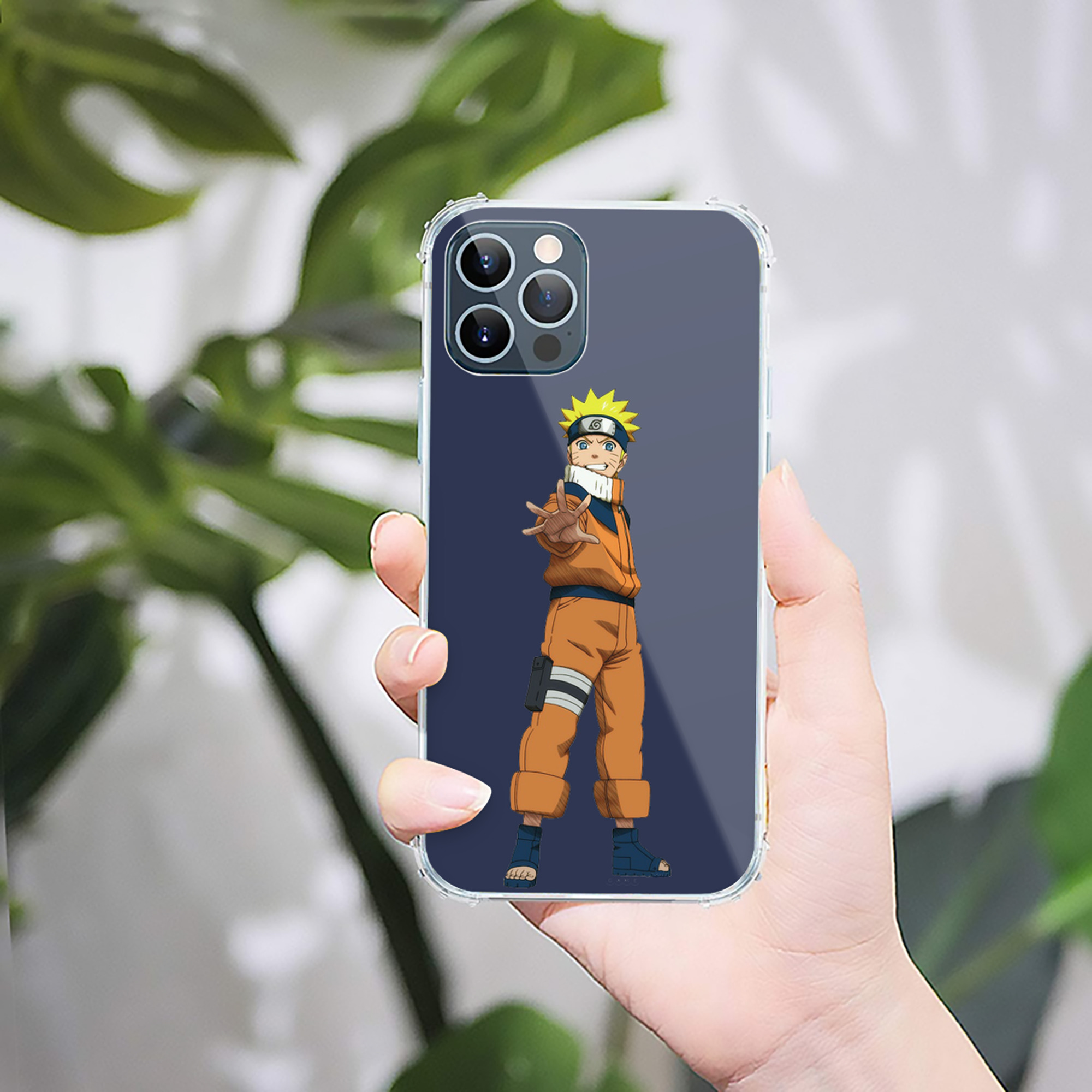 （画像用） NARUTO -ナルト- うずまき ナルト Uzumaki Naruto 【iPhone 12シリーズ対応】透明スマホケース（クリアソフトケース）